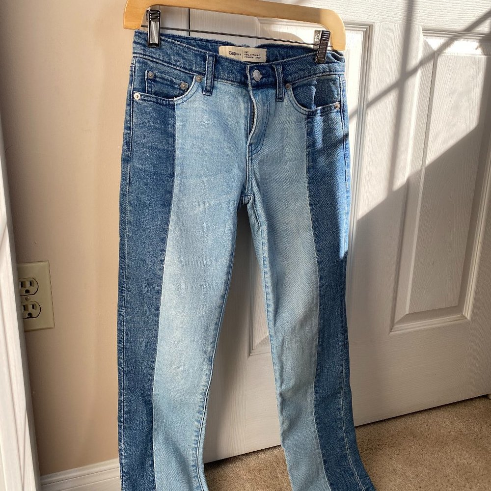 GAP Two-toned Distressed Jeans